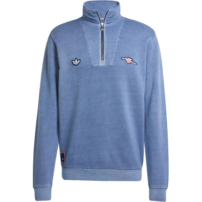 Adidas/阿迪达斯正品三叶草男士足球立领卫衣套头卫衣JF0564