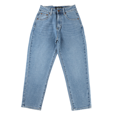 小个子宽松老爹裤牛仔裤阔腿裤