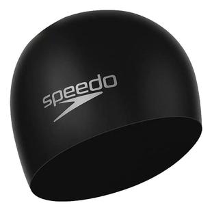 speedo速比涛男女通用硅胶泳帽防水护耳加大升级低阻高弹游泳帽