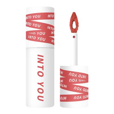 intoyou唇泥w9南瓜色哑光空气丝绒唇釉口红em08女橘色系显白正品