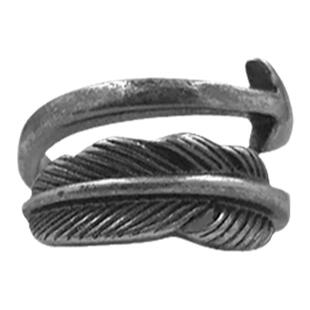 日式潮牌印第安复古风箭头羽毛个性百搭钛钢男女戒指情侣指环饰品