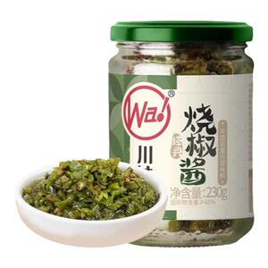 川娃子下饭烧椒酱皮蛋牛肉茄子擂椒剁椒酱拌面双椒酱炭烤组合230g