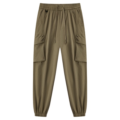 森马宽松束脚工装裤户外休闲裤男