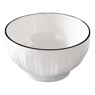 盘子菜盘釉下彩高级感创意微波炉适用网红高颜值白色餐盘套装组合