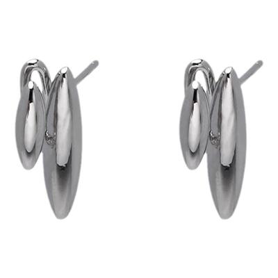 冷淡风水滴金属耳钉女