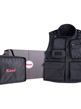 kase/卡色 专业摄影马甲 多功能多口袋收纳 防泼水涂层 牛津布网布设计透气吸汗 燕尾修身设计 官方旗舰店