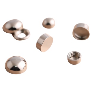 黄铜银色螺丝帽装饰盖广告钉镜钉盖玻璃固定钉自攻螺丝遮丑盖铜帽