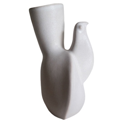 毕加索同款小鸟造型手作陶瓷花瓶