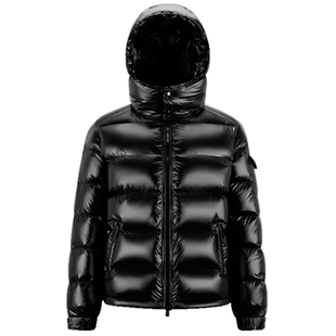 白鹅绒】羽绒服潮maya加厚冬外套男女同款可拆卸帽玛雅黑色面包服