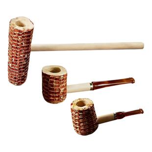美国密苏里款式玉米芯烟斗正品麦克阿瑟新手一次性待客迷你玉米斗