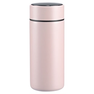 320ml智能显温杯 316不锈钢双层真空保温杯简约迷你口袋水杯