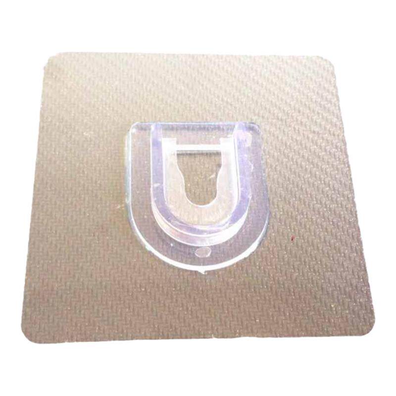 胶片免打孔吸盘挂钩魔术贴置物架
