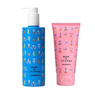 【洗发护发组合】musefriends大童洁净柔顺洗发水+水感柔顺润发乳