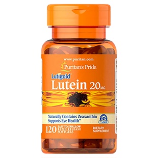 美国普丽普莱叶黄素软胶囊20mg120粒lutein玉米黄质中老年 营养
