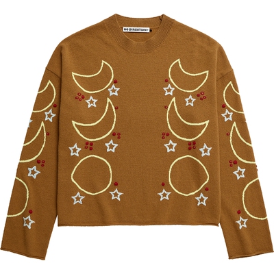 NO DIRECTION+星月系列刺绣针织衫N610125608A71