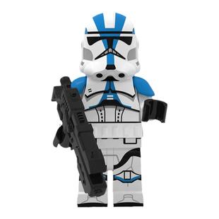 中国积木暴风兵第三方秩序星战西斯黑武士拼插积木小人仔儿童玩具