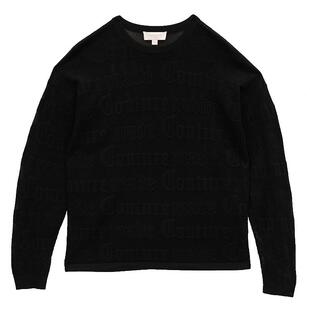 Vero Moda奥莱针织衫毛衣女秋冬新商场同款宽松镂空字母街头上衣