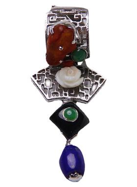 承李李原创设计琥珀青金石翡翠