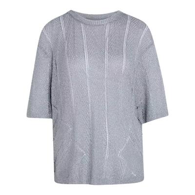 【自营】adidas阿迪达斯三叶草女子运动休闲短袖毛衣套头衫KZ5061