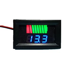 二线锂电池电动车电量电压表三元锂电磷酸铁锂电池电压电量显示器