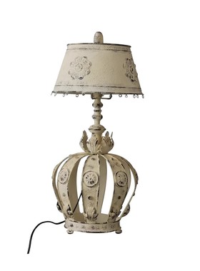 法式乡村做旧铁艺台灯复古风