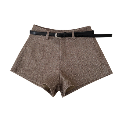 短裤a字裤靴裤热裤女配皮带