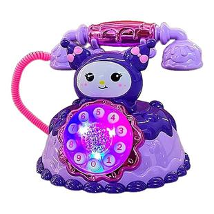 儿童早教仿真电话机手机音乐座机宝宝1一2-3岁男女孩子5益智玩具