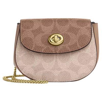 COACH/蔻驰迷你翻盖链条女包