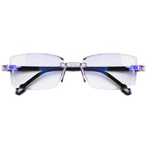 日本一体防疲劳老花镜男女高清超轻时尚便携老人老光老化眼镜花镜