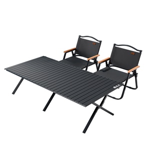 正火露营桌椅蛋卷桌子折叠桌椅一体便携野炊装备户外野营装备全套