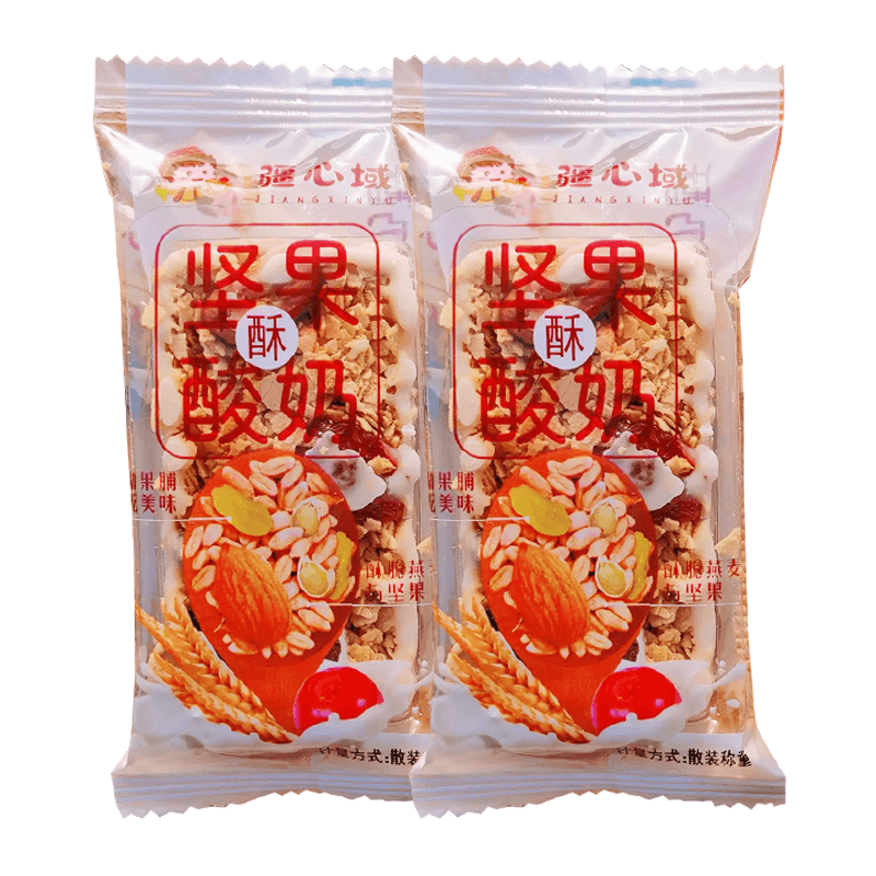 疆心域坚果酸奶酥夹心燕麦酥饼干