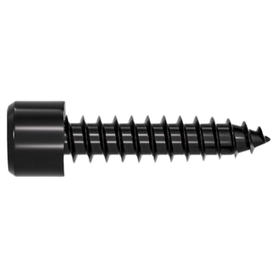 黑色304不锈钢圆柱头内六角自攻螺丝钉音响喇叭杯头M2M3M4M5M6mm