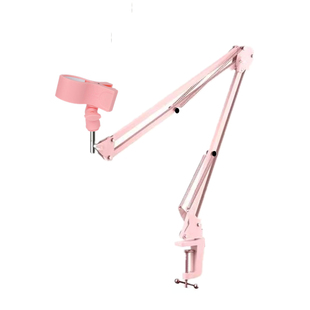 电竞话筒桌面麦克架新款粉色悬臂支架2500极度未知方形电容话筒夹