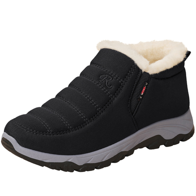 老北京布鞋男中老年防滑爸爸棉鞋