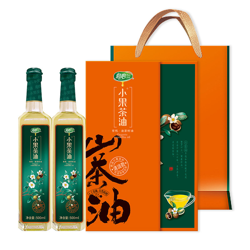润心小果山茶油500ml*2瓶