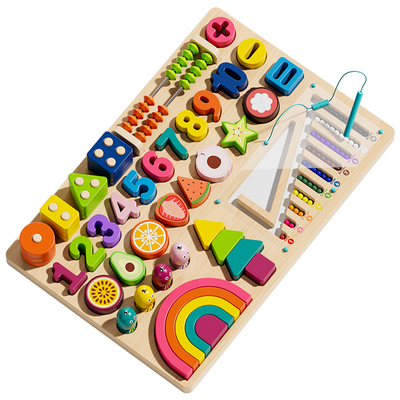 蒙氏早教0到3岁宝宝益智积木拼图