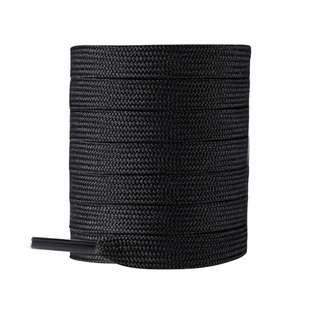 适用于安踏鞋带黑色扁平形运动休闲鞋男士不起球加厚加宽鞋绳白色