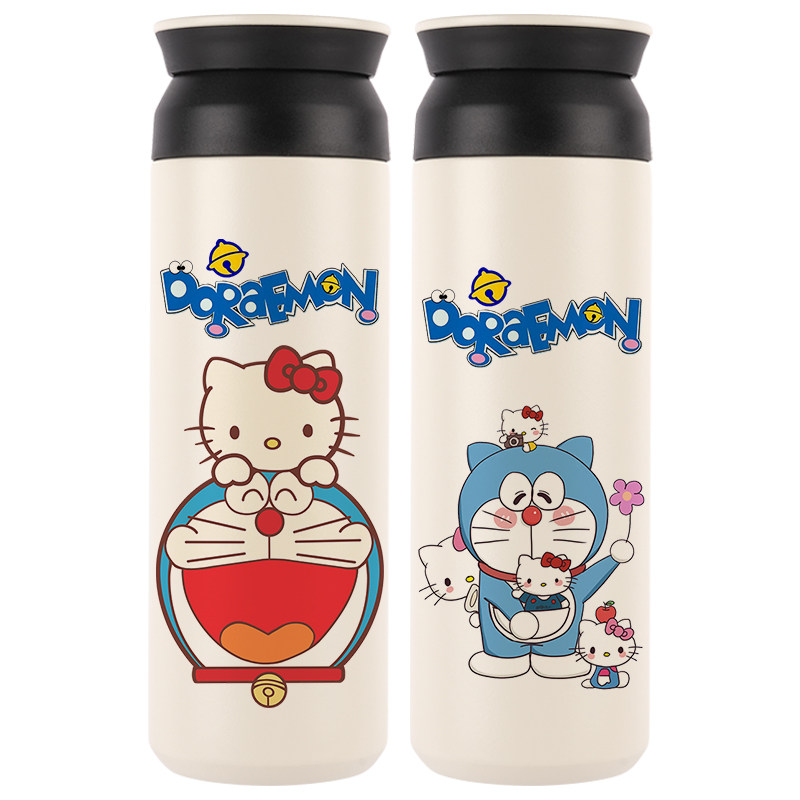 哆啦A梦可爱卡通萌双层保温杯