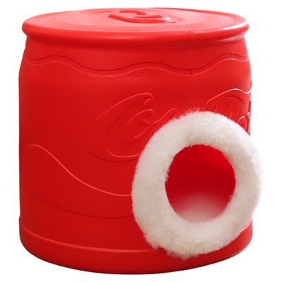 压不塌封闭式防水可乐罐猫窝