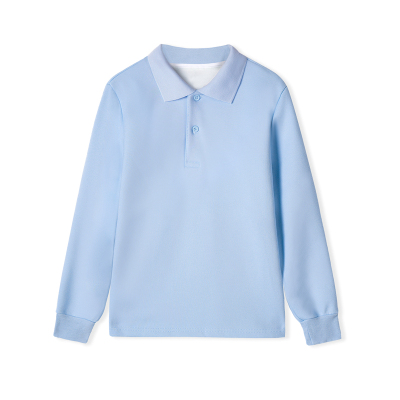 男童Polo衫加绒长袖t恤纯棉