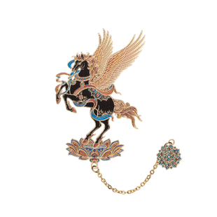 敦煌研究院金属翼马文创书签2026马年新年礼物过年送女友生日礼品