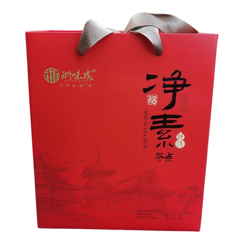 浙味成海盐苔菜果仁净素饼礼盒