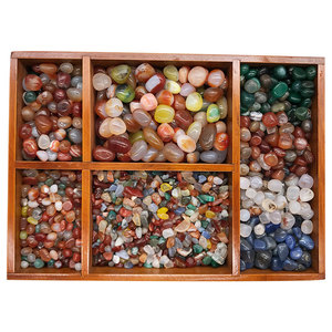 鹅卵石南京雨花石原石天然清仓石头花盆鱼缸装饰彩色小石头小石子