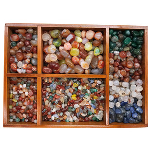 南京雨花石原石天然鹅卵石多肉铺面石鱼缸花盆栽石子五彩色小石头