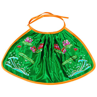 贡缎刺绣莲花披风披肩斗篷衣服观音菩萨妈祖神仙佛袍佛衣神袍