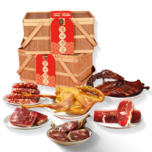 腊肉腊味礼盒大全大礼包腊肠咸肉新春过年货节日送礼品浙江土特产