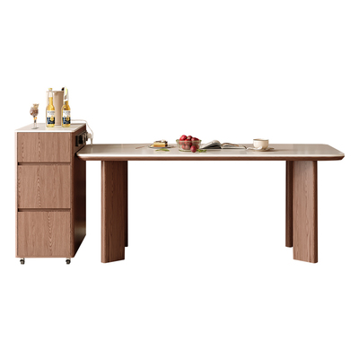 明匠轩家居高端岩板实木岛台柜