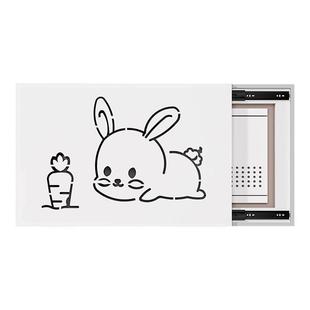 弱电箱装饰遮挡多媒体信息箱网线盒超薄盖板电表箱装饰画免打孔