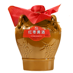 古越龙山正宗绍兴黄酒梅子酒1.5L坛基酒3年无焦糖色花雕酒加饭酒