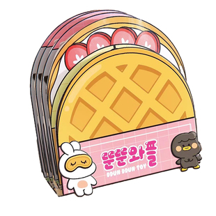 网红新款华夫饼安静书大本diy材料包自制解压豆豆本子男玩具女孩6